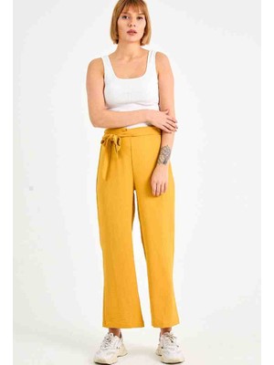 Beli Bağlamalı Ayrobin Pantolon