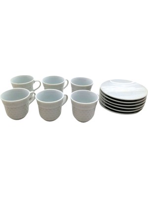 12 Parça  Porselen Kahve Fincanı (5224)