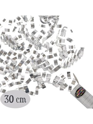 Gümüş Renk Konfeti 30 cm (5224)