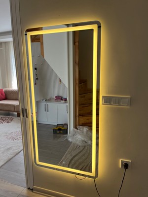 Elysion Dokunmatik Kumlamalı LED Işıklı Ayna  60/120 Ölçü ( Istenilen LED Renginde Üretim )