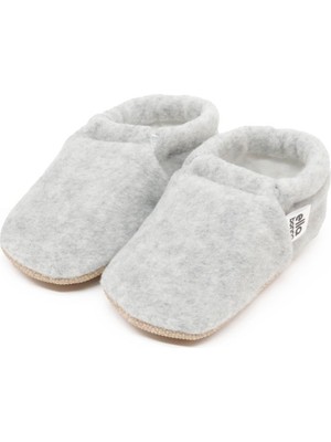 Ella Bonna Polar Bebek Pandufu Ev Patiği, Kaydırmaz Taban, Organik Pamuk Astar Kreş Ayakkabısı