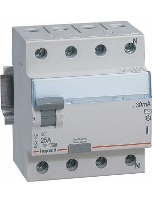 Legrand 4X25A 30MA Ac Tipi Kaçak Akım Rölesi / Anahtarı Trifaze 403190