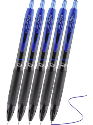 Artlantis Mavi Pilot Kalem Signo 307 5 Adet Uniball Basmalı Pilot Kalem 0.5 mm Roller Uçlu Pilot Kalem Ince Uçlu Likit Mürekkepli