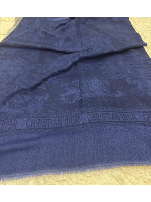 Gül Sezgin Butik Kadın Dior Desen Ithal Ipek Yün Kaşmir A Kalite Şal