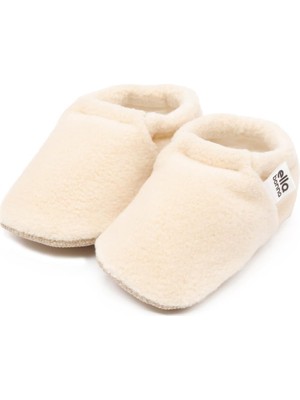 Ella Bonna Polar Bebek Pandufu Ev Patiği, Kaydırmaz Taban, Organik Pamuk Astar Kreş Ayakkabısı