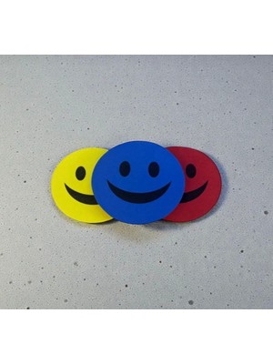 Manyetik Gülen Yüzlü Tahta Silgisi 3’lü