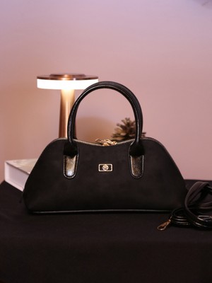 Alvora Süet Detaylı Kadın Omuz & Kol Çantası