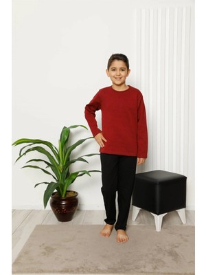 Moda Şahsenem Moda Çocuk Pamuk Uzun Kollu Pijama Takımı