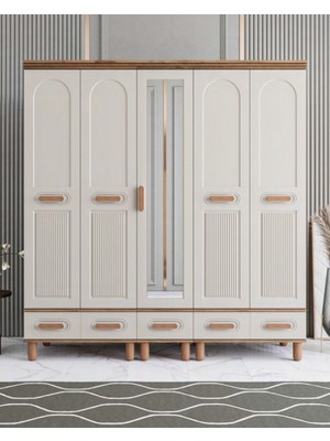 Miracool Otto 5 Kapılı Dolap / %100 Mdf
