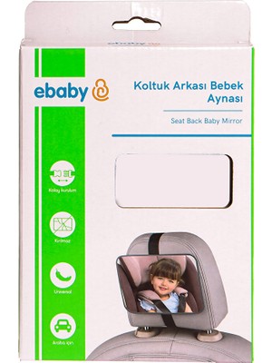 Ebaby Koltuk Arkası Bebek Aynası (4 Adet)