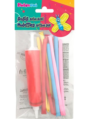 Balonevi Sosis Balon Seti (3 Adet)
