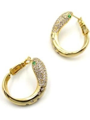 Royaleks Yılan Küpe - Altın