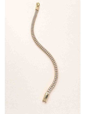 Alp Jewel 316L Çift Sıra Su Yolu Bileklik Kararmaz Çelik Xupıng