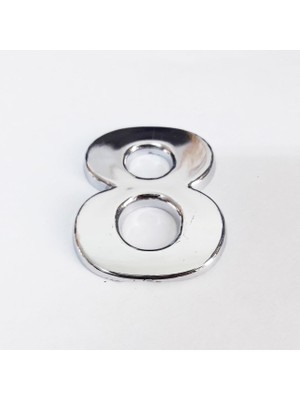 LTG Nova Cemax 8 Rakamı 3,75 cm Krom Yapışkanlı