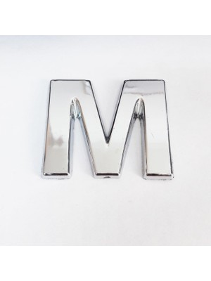 LTG Nova Cemax M Harfi 3,75 cm Krom Yapışkanlı