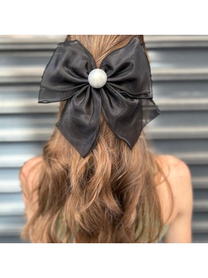 Mare Accessories Incili Siyah Kurdela Toka