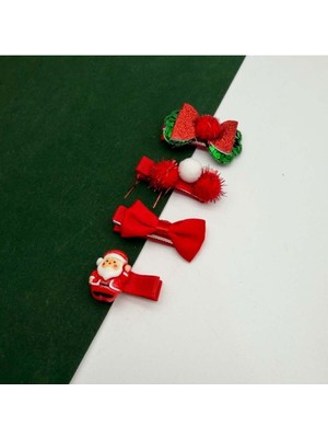 Mare Accessories Yılbaşı Süslü Çıtçıtlı Yan Toka