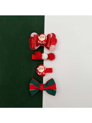 Mare Accessories Yılbaşı Süslü Çıtçıtlı Yan Toka