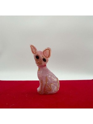Mare Accessories Pembe Köpek Figürlü Asetat Mini Toka