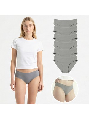 Serem Yıldızı Lazer Kesim Dikişsiz Slip Külot 6'lı- Iz Yapmayan Ikinci Ten Hissi