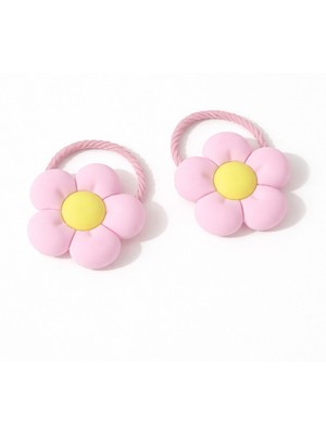 Seabubbles Çiçekli Kız Çocuk Lastikli Toka 2li Set