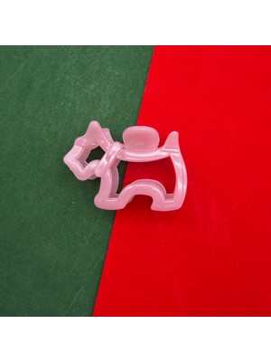 Mare Accessories Agatha Köpek Figürlü Mandal Toka - Pembe