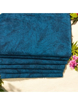 Kumaşçıtr Kaymaz Tabanlı Lüks Kadife Koltuk Kanepe Çekyat Örtüsü - Konforlu Petrol Yeşili Rengi Damar Desenli