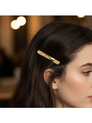 Mare Accessories Gold Şık ve Modern Yan Toka