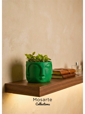 Mosarte Buda Series Minimalist Soyut Yüz Vazo / Heykel – Modern Dekoratif Obje 1 Adet(Büyük Boy)