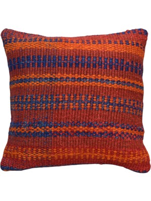 Kilim Antik El Dokuma Dekoratif Kilim Kırlent Yastık Kılıfı 1173 - Yeni - Çok Renkli