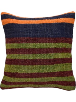 Kilim Antik El Dokuma Dekoratif Kilim Kırlent Yastık Kılıfı 1119 - Yeni - Çok Renkli