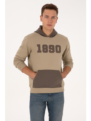 U.s. Polo Assn. Erkek Açık Haki Sweatshirt 50316359-VR183