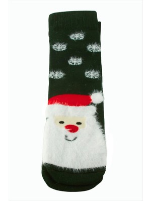 Ahes Shopping Noel Baba Yılbaşı Kalın Penye Çorap