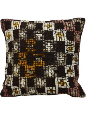 Kilim Antik El Dokuma Dekoratif Kilim Kırlent Yastık Kılıfı 1137 - Yeni - Çok Renkli