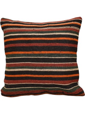 Kilim Antik El Dokuma Dekoratif Kilim Kırlent Yastık Kılıfı 1139 - Yeni - Çok Renkli