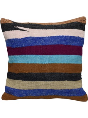 Kilim Antik El Dokuma Dekoratif Kilim Kırlent Yastık Kılıfı 1170 - Yeni - Çok Renkli