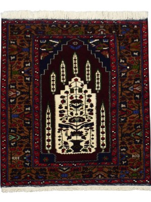 Kilim Antik El Dokuma Namazlık Seccade Kaldırım Yörükleri Yün Halı 0689 - Yeni - Çok Renkli