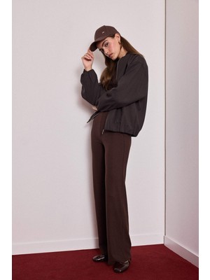 DeFacto Beli Lastikli Wide Leg Geniş Paça Eşofman Altı F0981AX25WN