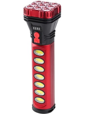 Olinea HB-707-2 9+4 Ledli Solar + Şarjlı El Feneri