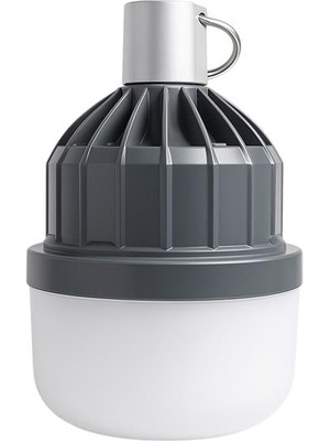 Olinea Ledx LN-616 80 Watt Type-C Şarjlı Taşınabilir Asma Kancalı Kamp Çadır Lambası 6500K 1200MAH 3 Modlu