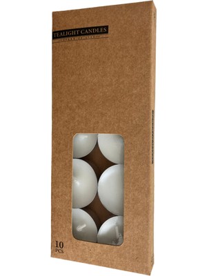 Mumsan Tealight Renkli Mum Kraft Paket 10'lu