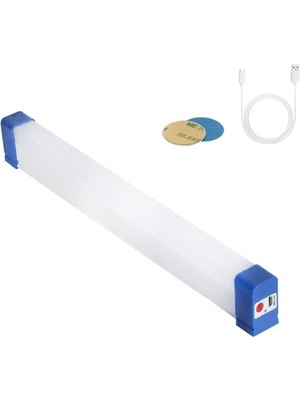 Olinea BK-300 Mıknatıslı Şarjlı 3 Modlu Solar Beyaz Lamba 32 cm