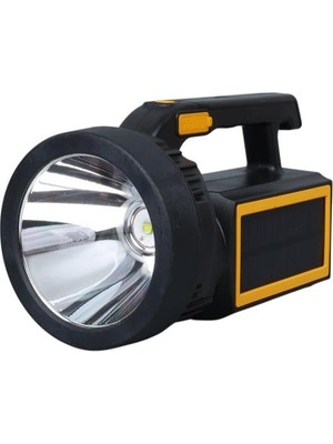 Olinea W5192 Solar Şarjlı El Feneri Uzun Mesafe Işıldak