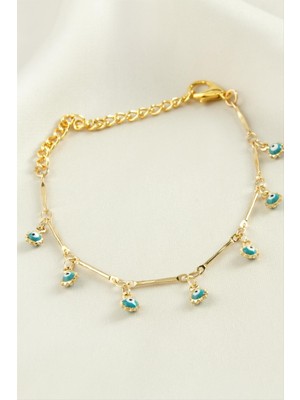 Marsilyan Nazar Boncuk Mineli Bileklik