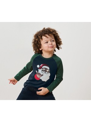 Tchibo Erkek Çocuk Tişört, Uzun Kol, Raglan