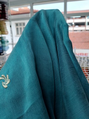 Ünsal Tekstil Nakışlı Lüx Kupra Kumaş