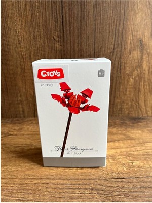 Scntoys Çiçek Yapı Oyuncakları Kapok Çiçeği Yapma Seti Çiçek Yapboz Hediyelik Set