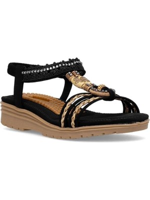 Guja 25Y120-4 Kadın Comfort Taban Taşlı Sandalet