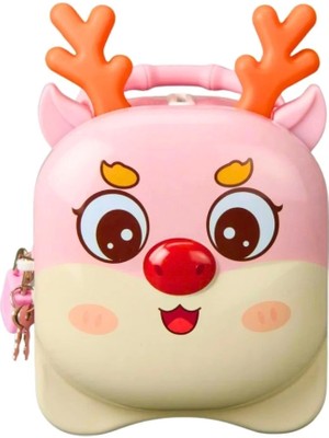 urfakent bilişim ve medya danışmanlık Kilitli Metal  geyik Kumbara