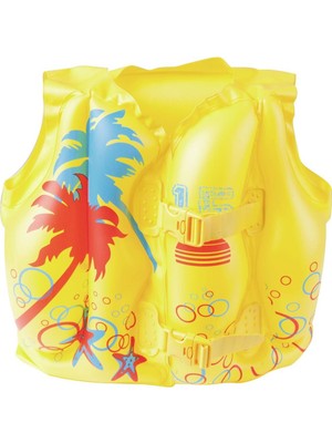 urfakent bilişim ve medya danışmanlık Nessiworld 32069 Tropikal Desenli Can Yeleği